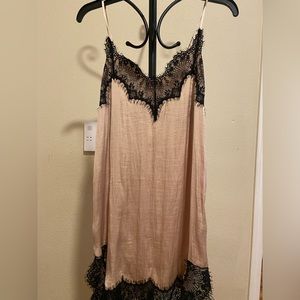 Bardot Nude with Black Lace dress. Brand New with Tags- Size AUS 8/ US 4/XS
